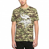 Men's Minnesota Vikings Fresh Team Logo Camo Short Sleeve T-Shirt FengYun,baseball caps,new era cap wholesale,wholesale hats